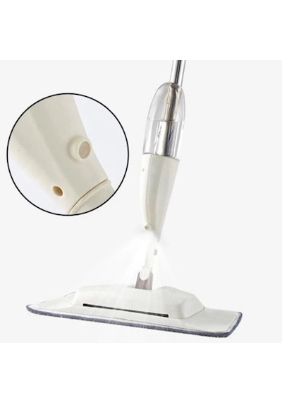 Makine Halısı Pratik 360 Derece Dönen Ergonomik Sihirli Su Hazneli Spreyli Mop Paspas Çok Renkli