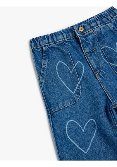 Koton Kalp Desenli Cep Detaylı Pamuklu Denim Pantolon Dark Indıgo 5smg40008ad Koyu İndigo Koton Kalp Desenli Cep Detaylı Pamuklu Denim Pantolon Dark Indıgo 5smg40008ad Koyu İndigo