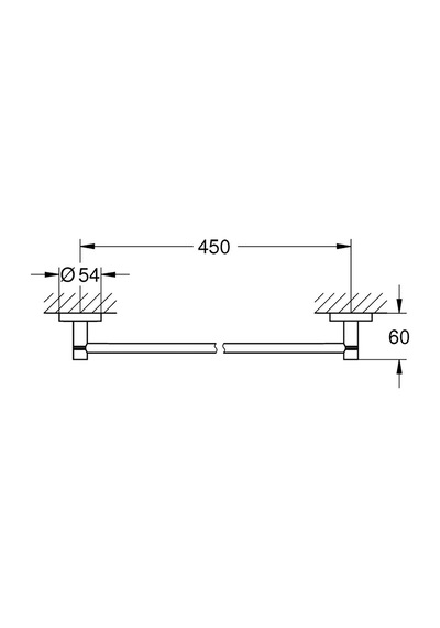 Grohe Essentials Havluluk Cool Sunrise 40688Gl1 Altın