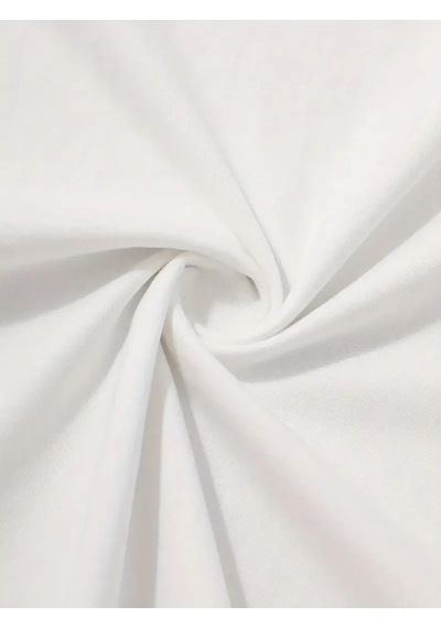 Assema Erkek Sarj %1 Baskılı T-shirt Kısa Kol Bisiklet Yaka Regular Fit Tişört - Beyaz Çok Renkli