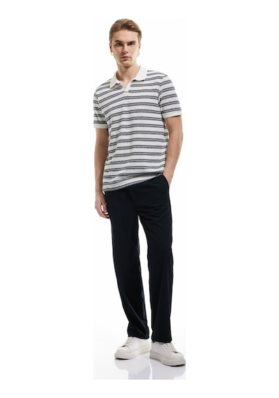 Koton Çizgili Kısa Kollu Regular Fit V Yaka Polo Tişört Lacivert Çizgili 5sam10064mk 7s2 Çok Renkli Koton Çizgili Kısa Kollu Regular Fit V Yaka Polo Tişört Lacivert Çizgili 5sam10064mk 7s2 Çok Renkli