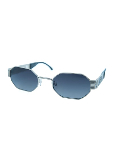 Flirt Fl 966 740g 51 Unisex Geometrik Gri Metal Güneş Gözlüğü Gri