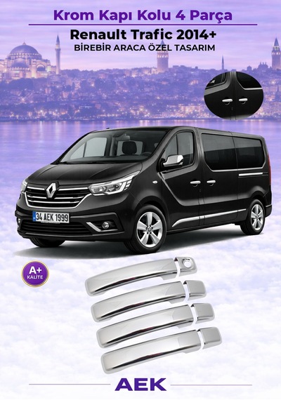 Renault Trafic Kapı Kolu 2014 Sonrası Paslanmaz Çelik