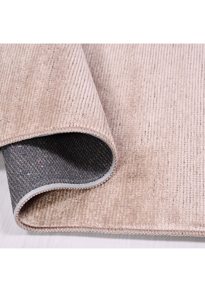 Çam Halı Crea Decolux Azade 8201 Bej Özel Kaymaz Tabanlı Pamuk Dokuma Kilim - 80x150