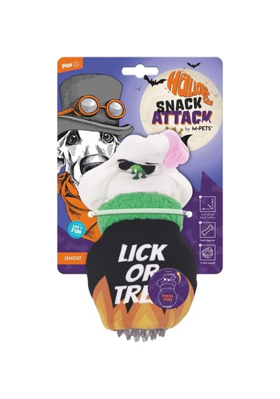 M-pets Halloween Ghost Snack Attack Köpek Oyuncağı