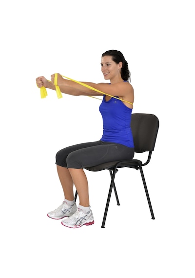 Yoga & Pilates Egzersiz Bandı Sarı Renk 1 Metre
