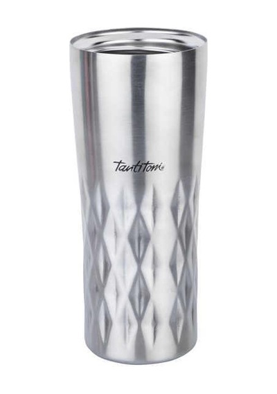 Tantitoni Termos Bardak Paslanmaz Çelik 470Ml Yıldız Desenli Sılv