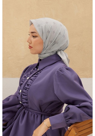 Silk Home Olinda Eşarp - Gri - Gri