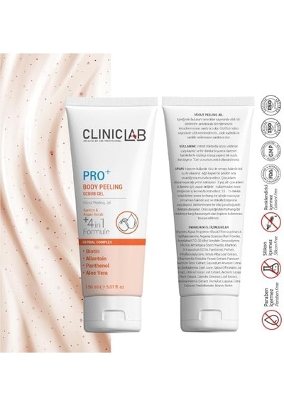 Aydınlatıcı Vücut Peeling Scrub Gel 150 Ml