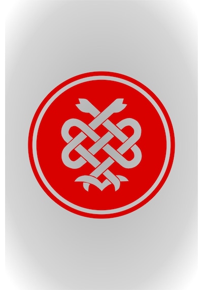 Doktor Arma Tıp Amblemi Logo Sticker Kırmızı 8x8 Cm