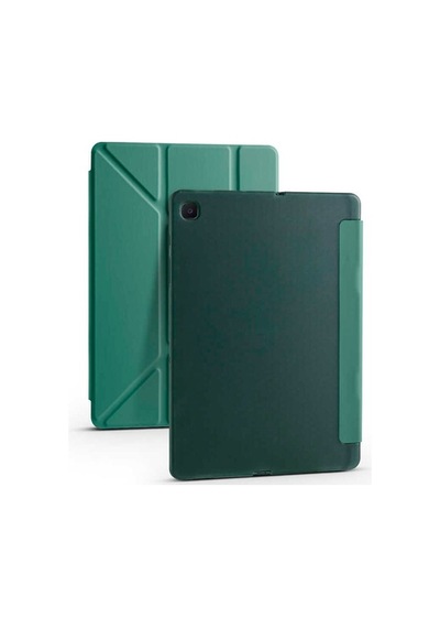 Samsung Uyumlu Galaxy Tab A7 10.4 T500 2020 Kılıf Zore Tri Folding Kale