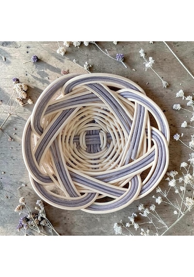 Handanrattan El Örgüsü Rattan Düğün Ve Dış Çekim Seti - 3'lü Düğün Seti Krem