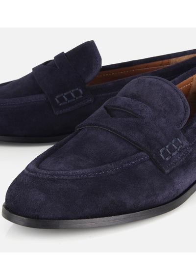 Hotiç Kadın Süet Deri Lacivert Yumuşak Dokulu Klasik Loafer 01ayh329500a680 01ayh329500a680