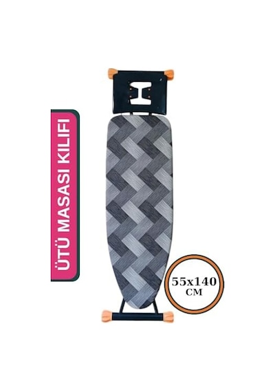 Asev Home Ütü Masası Kılıfı Keçeli İpli Stoperli Büyük Boy 55x140 Cm Aura Diğer