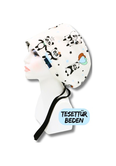 Tesettür Beden 3lü Tilki Panda Seti Antrasit Tilki Turkuaz Tilki Panda Cerrahi Bone Renkli