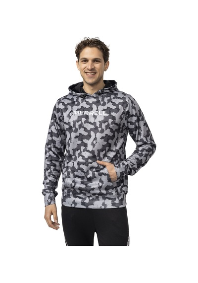 Merrell Erkek Outdoor Tekstil Sweatshirt Slam Siyah Siyah Siyah