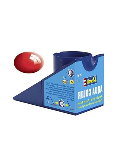 Ateş Kırmızısı Su Bazlı Maket Boyası, 18 Ml Boyutunda 0,15 L