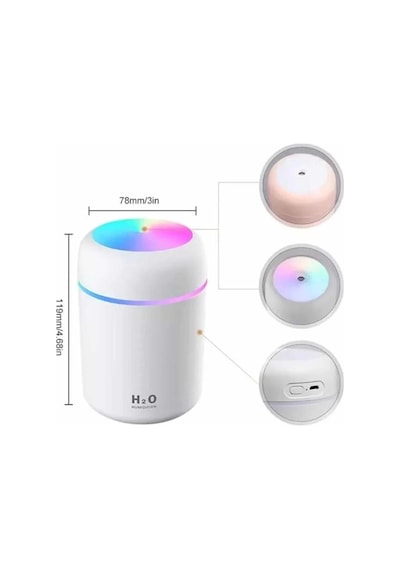 Mey İthalat Hava Nemlendirici Buhar Makinesi Led Işıklı Usb Dekoratif Nemlendirici