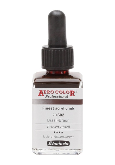 Schmincke Aero Color Brown Brazil 602 Mürekkep 28ml