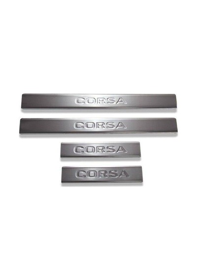 Opel Corsa C Krom Kapı Eşiği 2000-2007 Arası P.Çelik