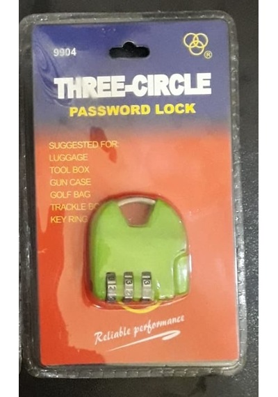 Şifreli Mini Asma Kilit 9904 Tree-circle
