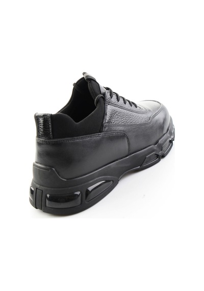 Bambi Siyah Napa Hakiki Deri Erkek Sneaker E01811906543