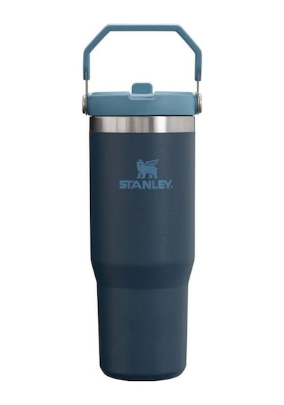 Stanley The Iceflow Flip Straw Pipetli Termos Bardak 0,89 Lt Lacivert