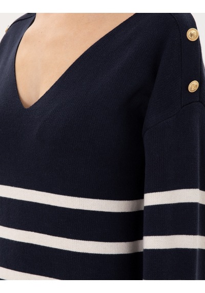 Pierre Cardin Lacivert Regular Fit Triko Elbise 50290561-vr033