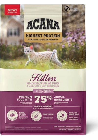 Acana Kitten Tavuklu Somonlu Hindili Yavru Kedi Maması 1800 G