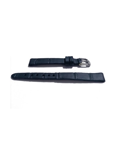 Fado&her Saate Uyumlu Hakiki Bayan Deri Saat Kordonu Lazivert 10 Mm 421 Mavi