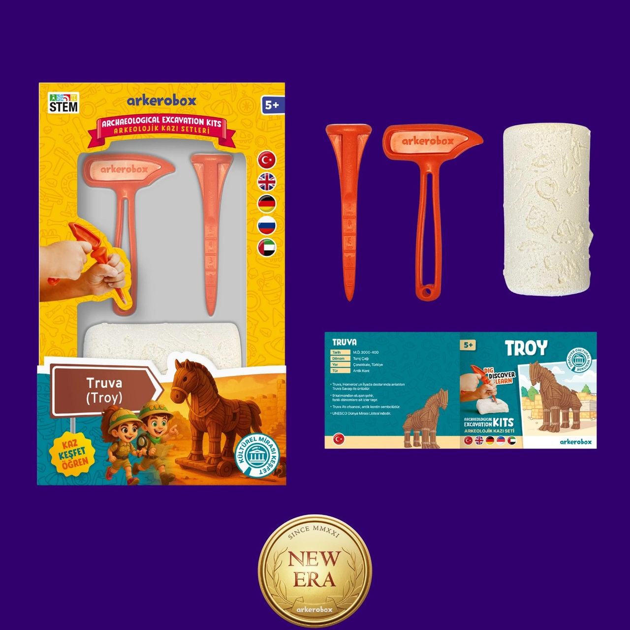 Arkerobox Truva Troy New Era Eğitici Kazı Seti