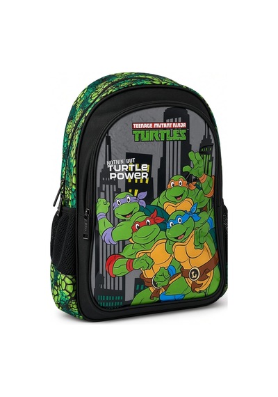 Ninja Kaplumbağalar Turtles Okul Çantası İlkokul Öğrenci Sırt Çantası 40 X 25 X 17 Çok Renkli