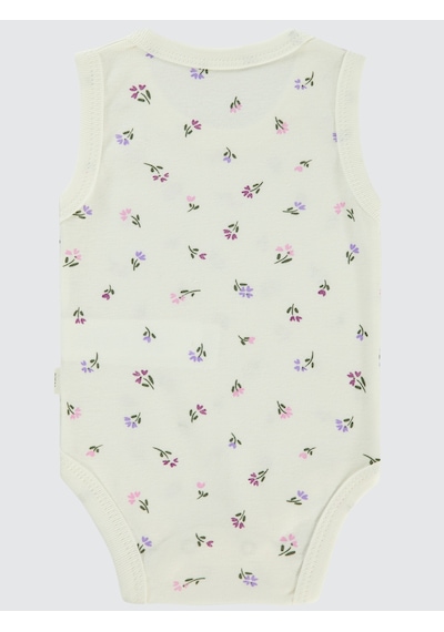 Civil Baby Kız Bebek Çıtçıtlı Badi 1-36 Ay Ekru