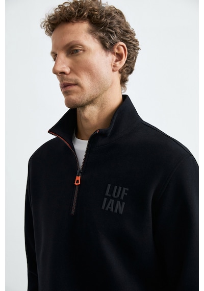 Lufian Erkek Chase Sweatshirt Siyah