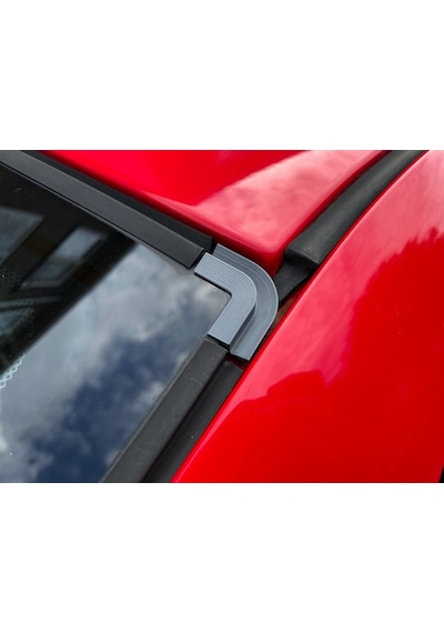 Bmw E36 Arka Cam Koseleri 2 Adet Sag - Sol Siyah Renk Abs