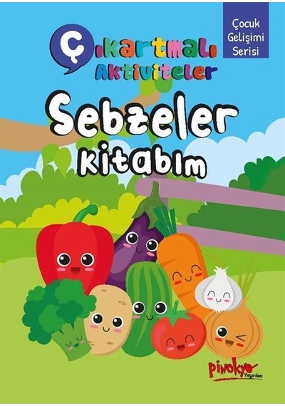 Çıkartmalı Aktiviteler Sebzeler Kitabım / Buçe Dayı
