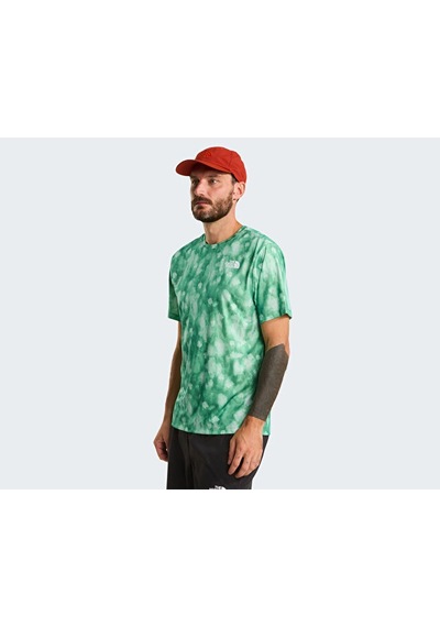 The North Face M 24/7 Short Sleeve T-shırt Reg-prınt Erkek Outdoor Tişörtü Nf0a8g85mdı1 Yeşil