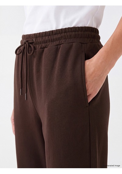 Lcw Everyday Kahverengi Kadın Kalın Jogger Eşofman Altı
