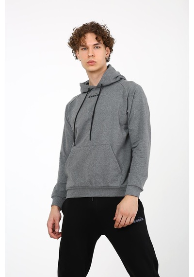 Diadora 176426-75146 M Lifestyle Hoody Erkek Sweatshirt Antrasit