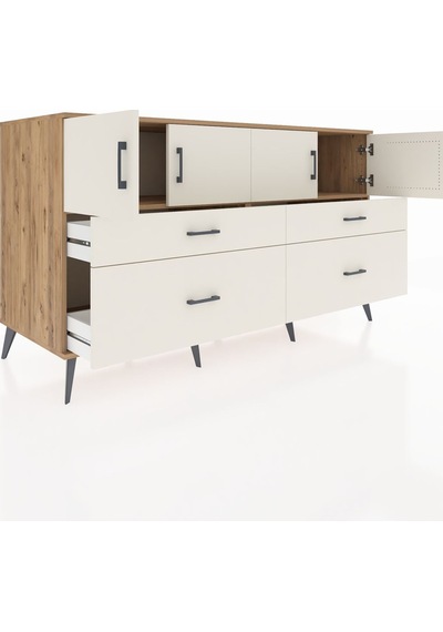 Kronos Konsol 2 Raflı 4 Çekmeceli 4 Kapaklı 176x59x99 Çam-aytaşı Çam-aytaşı Kronos Konsol 2 Raflı 4 Çekmeceli 4 Kapaklı 176x59x99 Çam-aytaşı Çam-aytaşı
