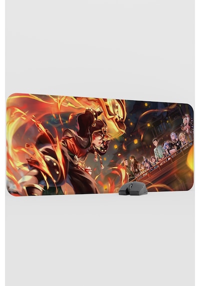 Gaming Genshin Impact Anime Gacha V1 - 90x40 Xxl Gaming Mouse Pad Fare Altlığı
