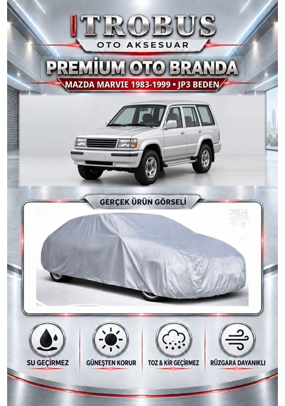 Mazda Marvie Uzun Şase 1983-1999 Uyumlu Premium Araba Brandası Oto Branda Jp3 Beden