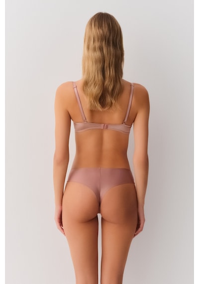 Suwen Invisible Lazer Kesim Brazilian String Külot Sw9938272 Nude