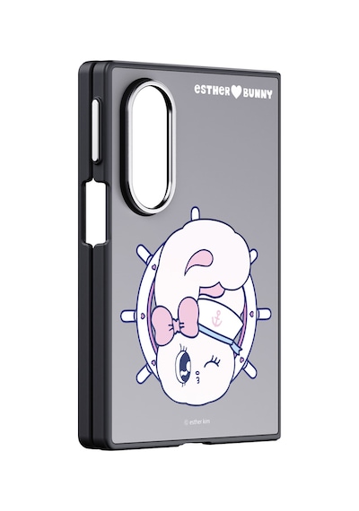 Samsung Galaxy Uyumlu Z Fold8 Aynalı Magnet Kılıf (Esther Bunny)