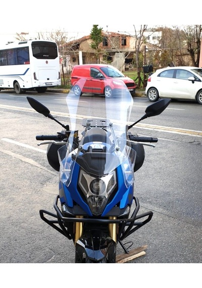 Motocam Cf Moto 650 Mt Ön Cam 2016-2026 Model 56cm Şeffaf Renkli 4mm