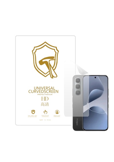 Microcase Infinix Hot 60 Pro İle Uyumlu Full Tpu Nano Arka Ekran Koruma Filmi - Ekm102