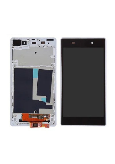 Teknonet Sony Xperia Z1 Uyumlu Lcd+dokunmatik+çıtalı - Beyaz