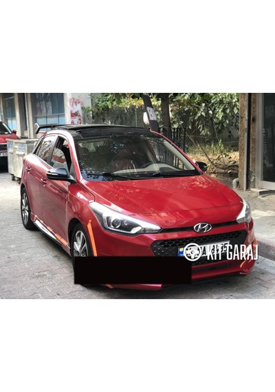 Kit Garaj Hyundai I20 Custom Ön Ek Plastik 2014-2018 Boyasız