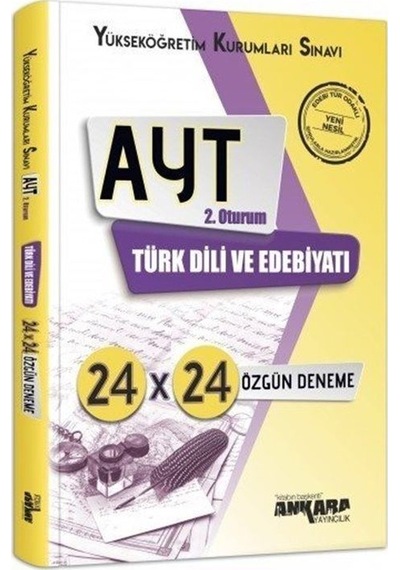 AYT 2. Oturum Türk Dili Ve Edebiyatı 24x24 Özgün Deneme / Kole...