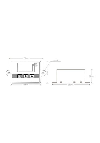Xh-W3002 Zaman Ayarlı Dijital Termostat - 220Vac - 1500W